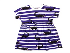 Mini Rodini dress crocodiles purple